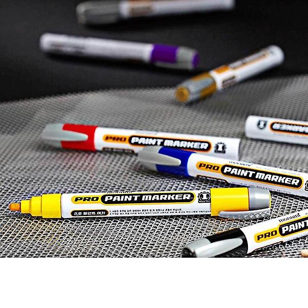  흑색 12자루 모나미 프로 페인트 마카 유성마카