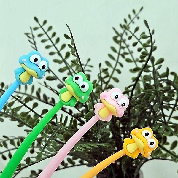  4종 개구리 볼펜 흔들 피규어 인형 미니미 캐릭터펜