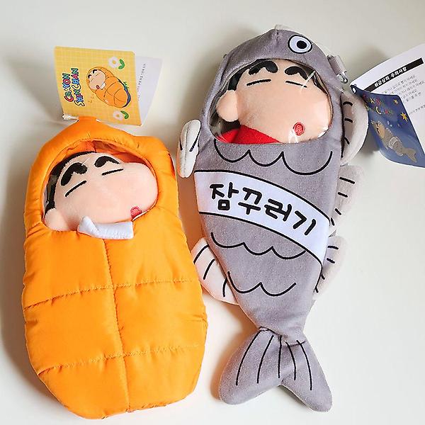  잠꾸러기 짱구는 못말려 짱구 인형 필통 파우치 2종