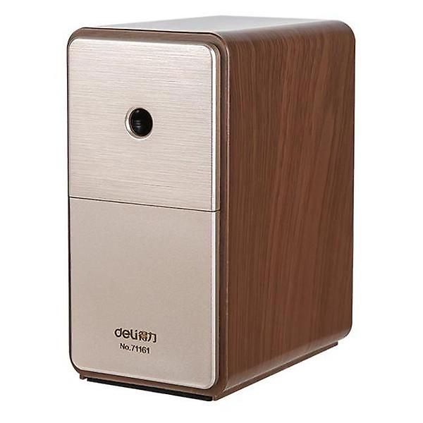  델리 7단 심조절 연필깎이 우드 71161WD