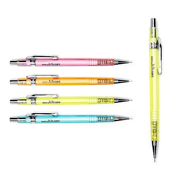  0.5mm 제도샤프 12p 형광 학원 고급 지우개 문화