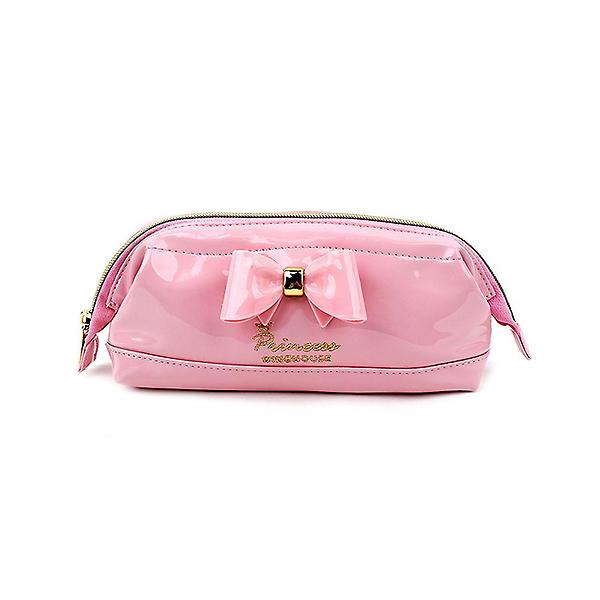  윙하우스 샤이니 리본 필통 핑크 파우치