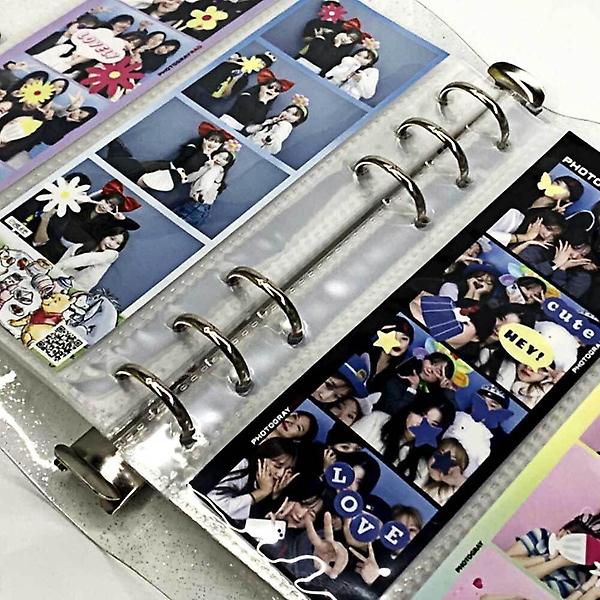  네컷 포토북 앨범 화이트 4x6 네컷 앨범 바인더 사진