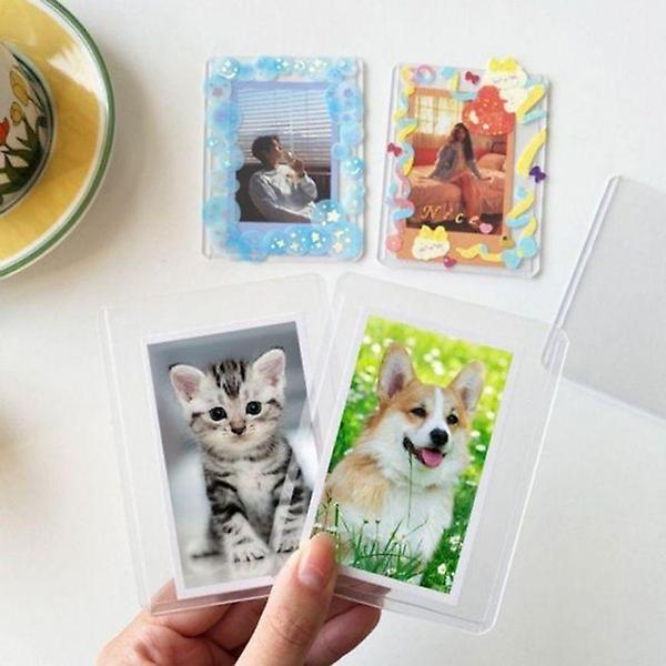  꾸미기 인기 탑로더 포카 투명 감성 카드 보관 폴꾸