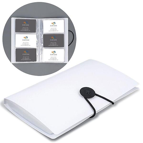  밴딩형 포카앨범 화이트 240칸 명함수첩 사진 케이스