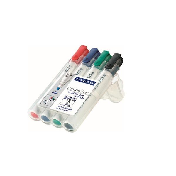  스테들러 화이트 보드 마카(대) 351 4색 세트 /1개입