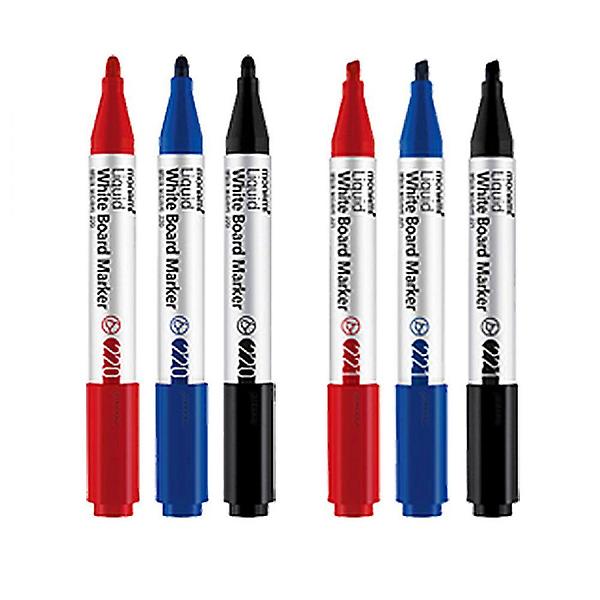  모나미 생잉크 보드마카 220 221 12입 둥근닙 사각닙