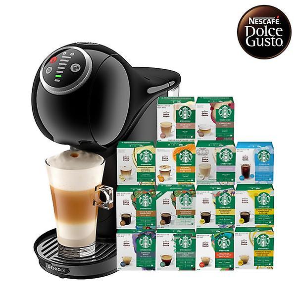  [돌체구스토] 커피머신 지니오S 플러스 + 12입 스타벅스 커피캡슐 1박스 (14종 택1)