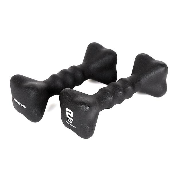 프로스펙스 네오프렌 컬러아령 2kg 2개 1세트/블랙