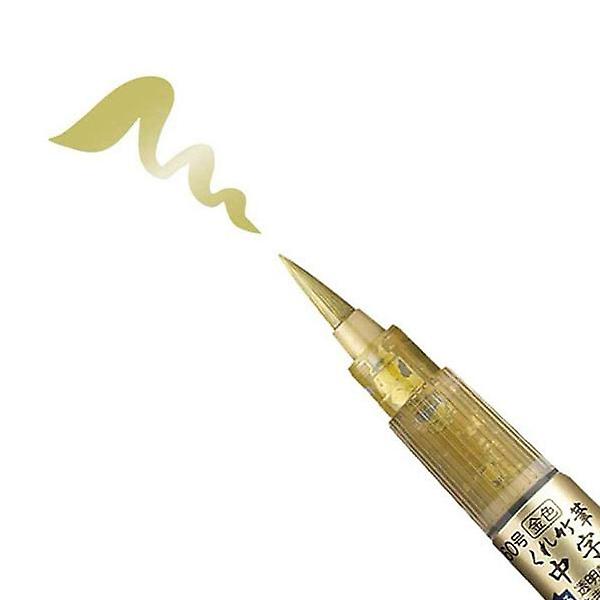  표창장쓰는펜 쿠레타케 금색 붓펜 60호