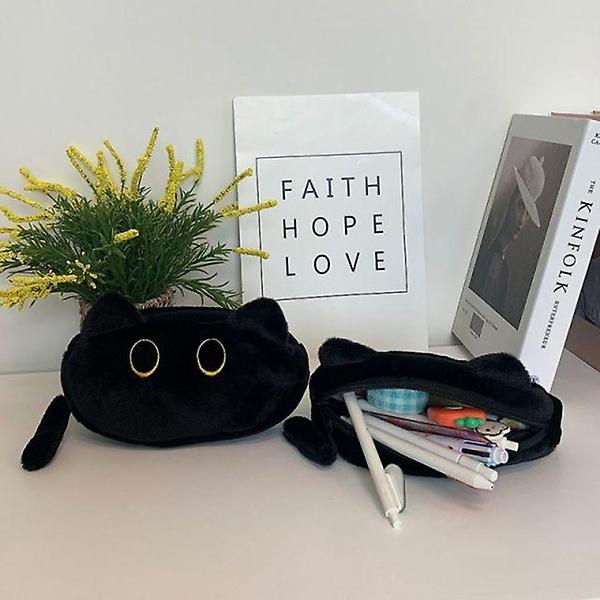  블랙캣필통 필기구 인형 화장품 펜슬케이스 파우치 동