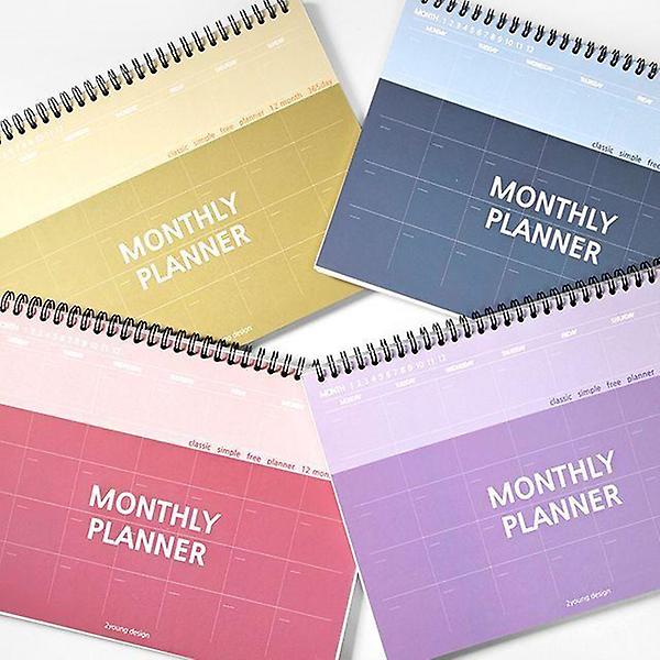  컬러 데스크 먼슬리 플래너
