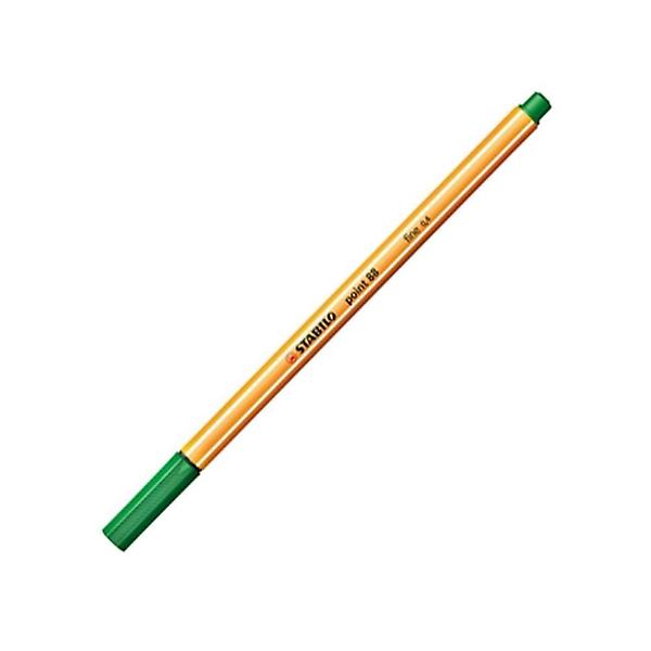  녹색 포인트88펜 10개입 잉크 일러스트 필기 드로잉펜