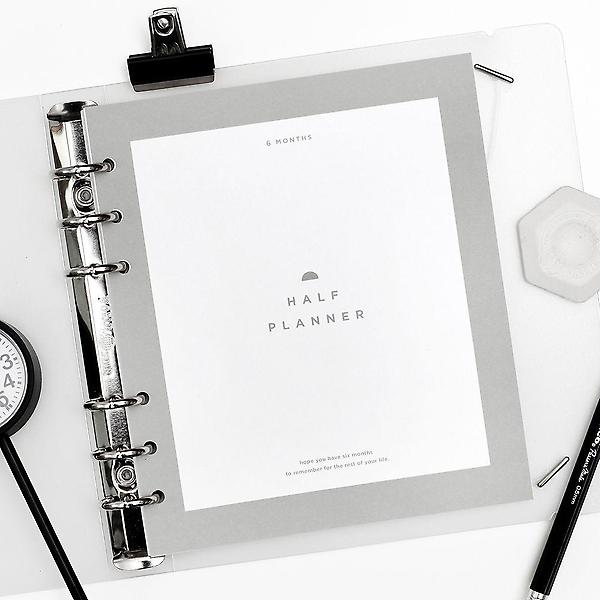  A6 와이드 리필속지 하프 플래너