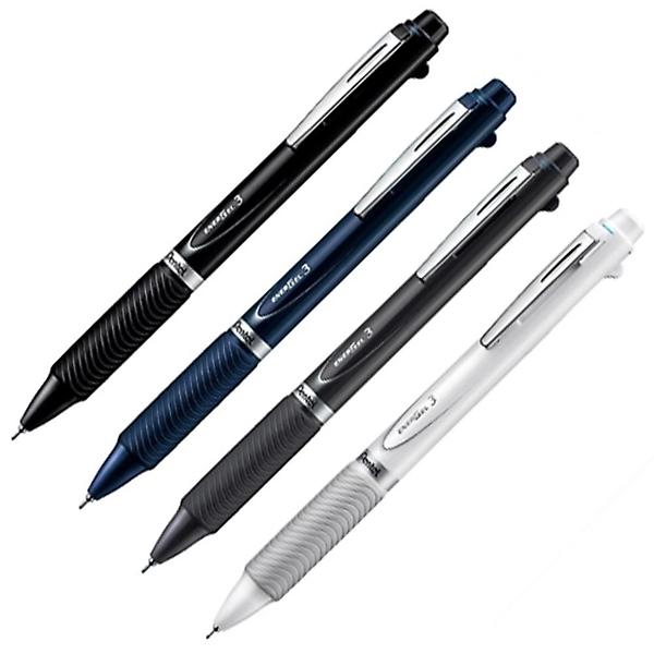  화이트 3색 중성펜 0.5mm 5개입 볼펜 일본 필기 삼색