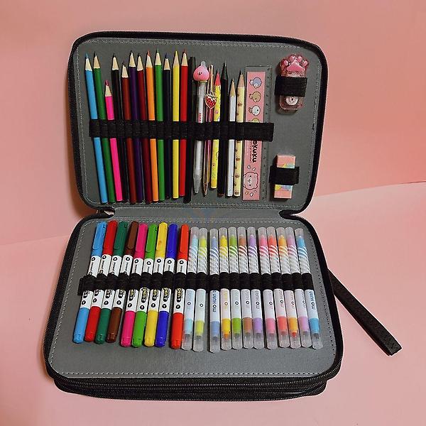  대용량 색연필파우치 200자루 수납필통