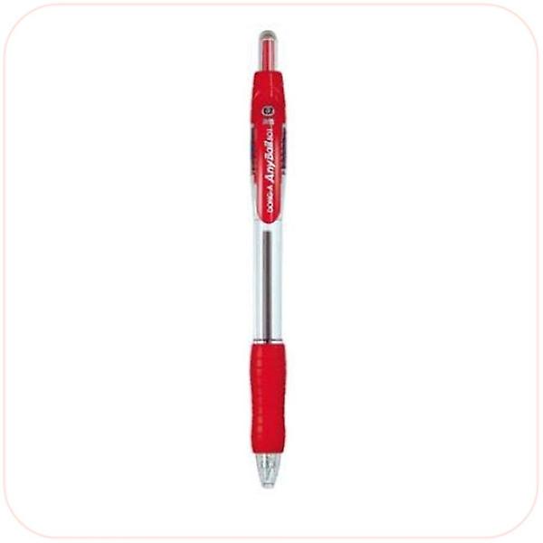  동아 애니볼 501 볼펜 적색 1.2mm 12개