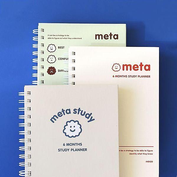  혼자공부 메타 스터디 플래너 (6개월용)