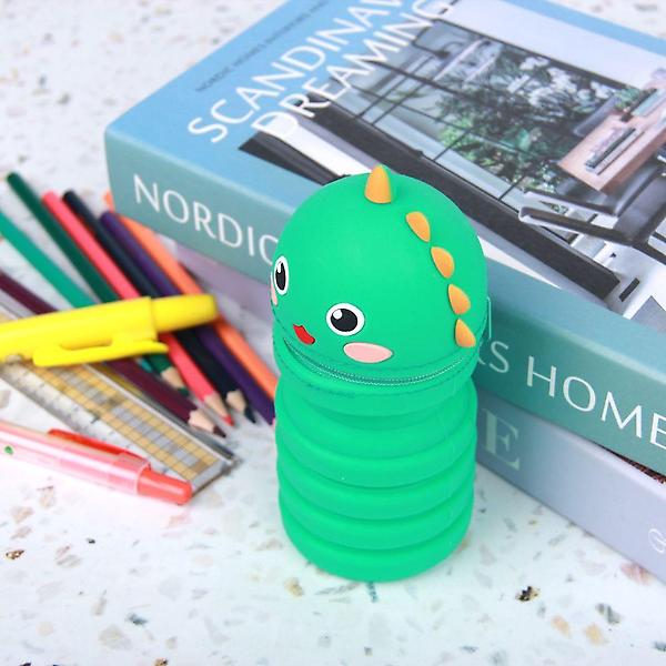 실리콘필통 스탠딩 실리콘 필통 공룡 귀여운필통
