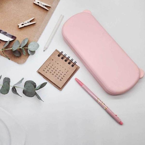  대학생 초등 귀여운 분홍 고등학생 플라스틱 필통