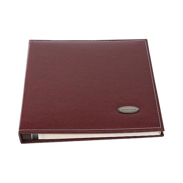  가죽커버 접착식 앨범 (와인) DK39