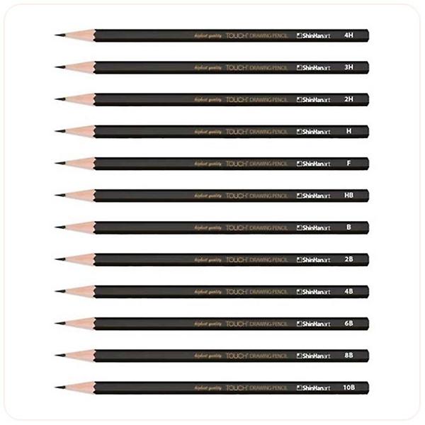  신한 연필 터치 드로잉 펜슬 F 12개