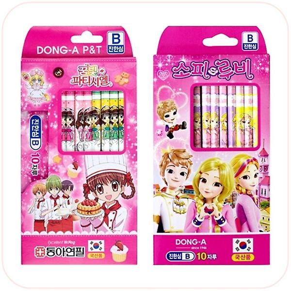  동아 연필 B 여아용 / 10개입 1개