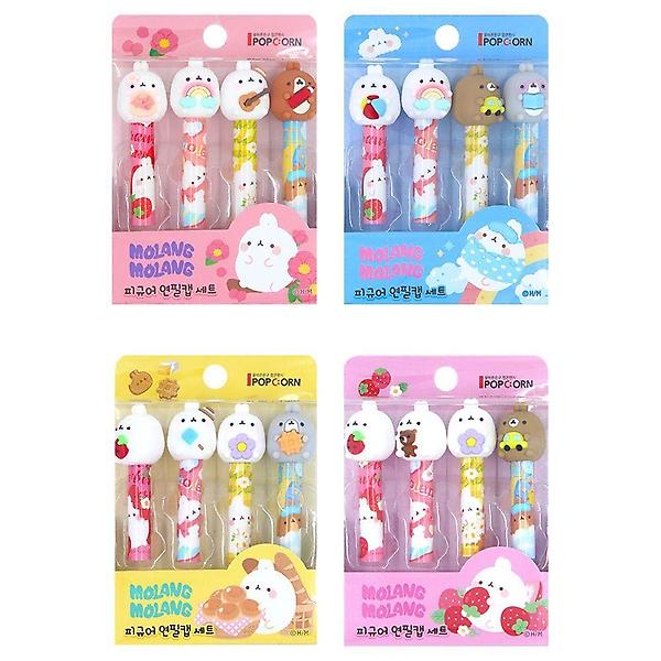  몰랑연필캡 피규어캡 연필끝보호 몰랑피규어연필캡