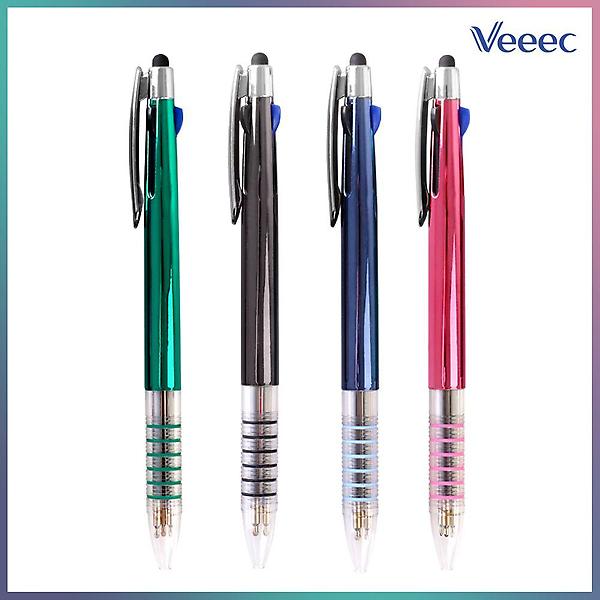  히트3색(6링) UV니들터치 볼펜 (0.7mm) X 500개