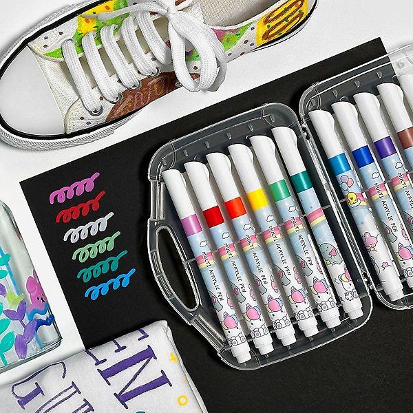  멀티 아크릴 사인펜 12색 세트