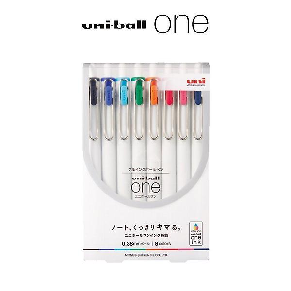  유니 8색 셋트 유니 볼 원 umn s38 8c 0.38mm