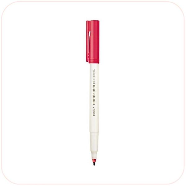  동아 유성 네임펜 적색 12개