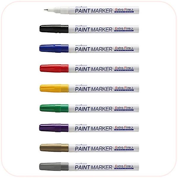  문화 팁 페인트마카 은색 1mm 12개