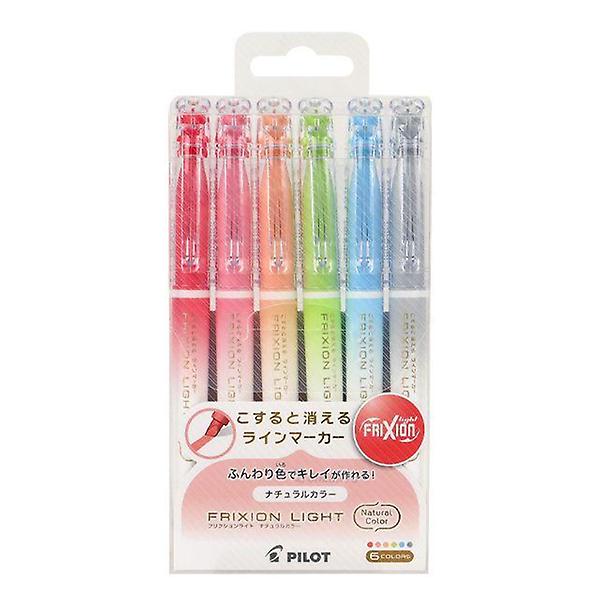  프릭션 라이트 내추럴컬러 형광펜 6본입