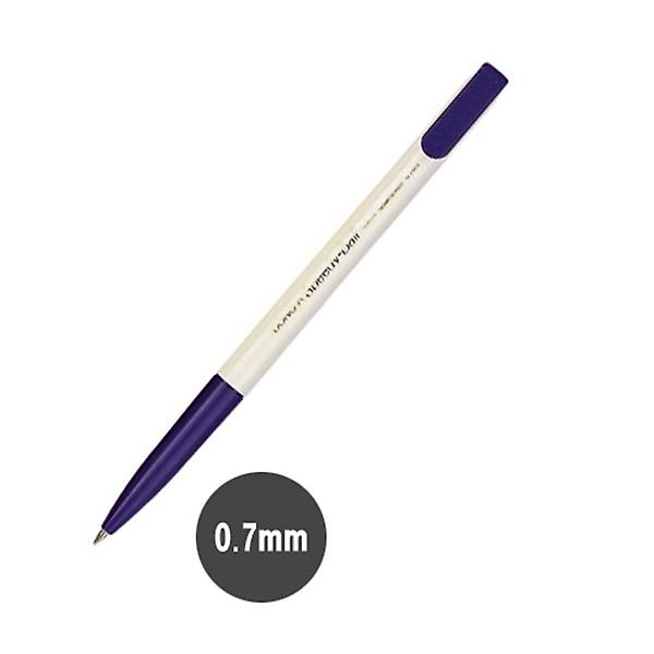  스피디볼 0.7mm 청 24개 볼펜 필기감 도구 부드러운