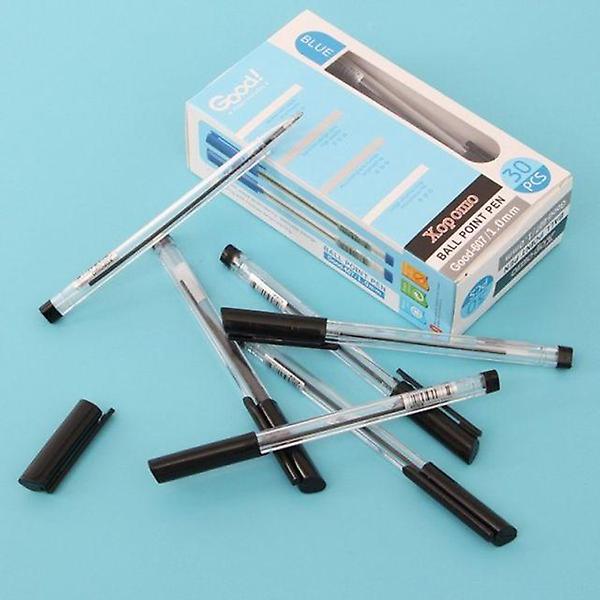  포인트 볼 추천 사무용 볼펜 꾸안꾸 30p세트