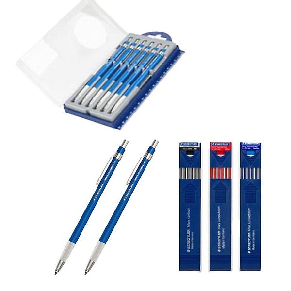  목공샤프 미술 스케치 드로잉 제도펜2PCS+홀더심 3SET