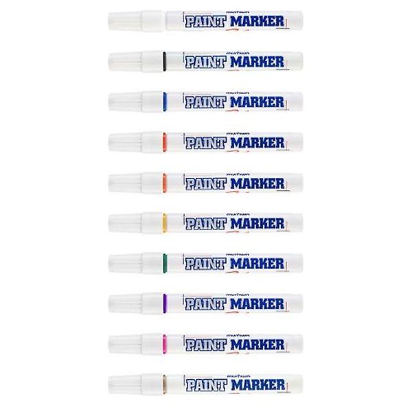  문화 페인트마카 은색 12개