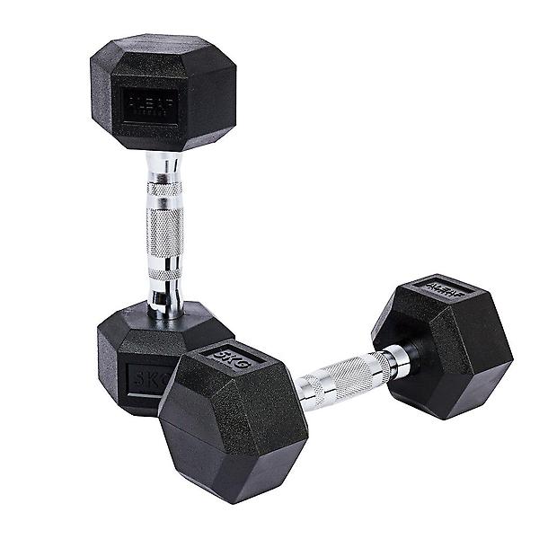  아리프 냄새없는 PEV 육각 덤벨 5kg 2개입 아령 홈트