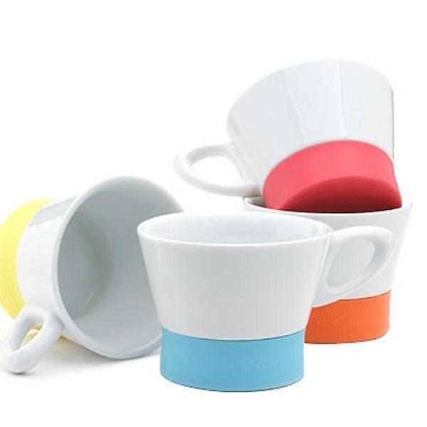  스위티 카푸치노잔 200ml 커피잔 4P 세트 도자기 머그컵