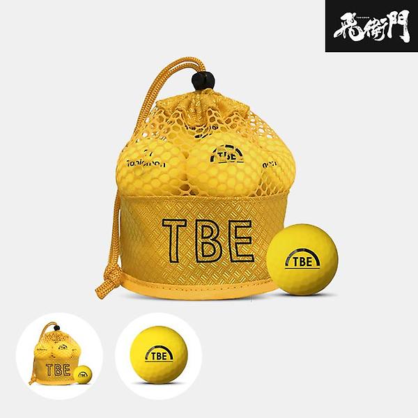  토비에몬 무광 형광 주머니 골프볼[남여공용][무광 옐로우][2피스/12알]