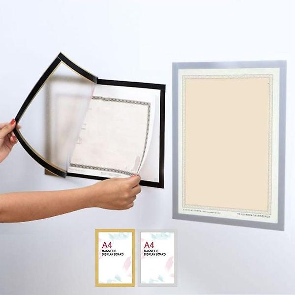  키밍 게시물 안내문 자석 프레임 3p 꽂이판 알림판