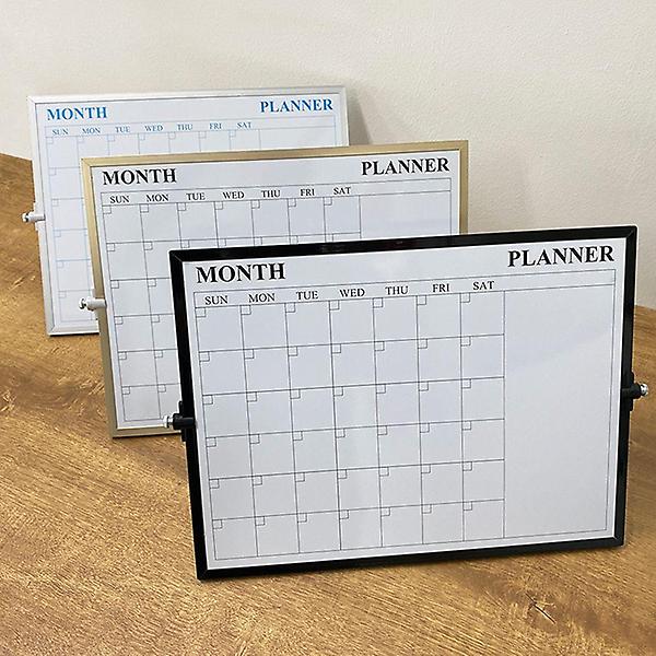  스탠드 양면 화이트보드 백보드판 월별 계획표 칠판