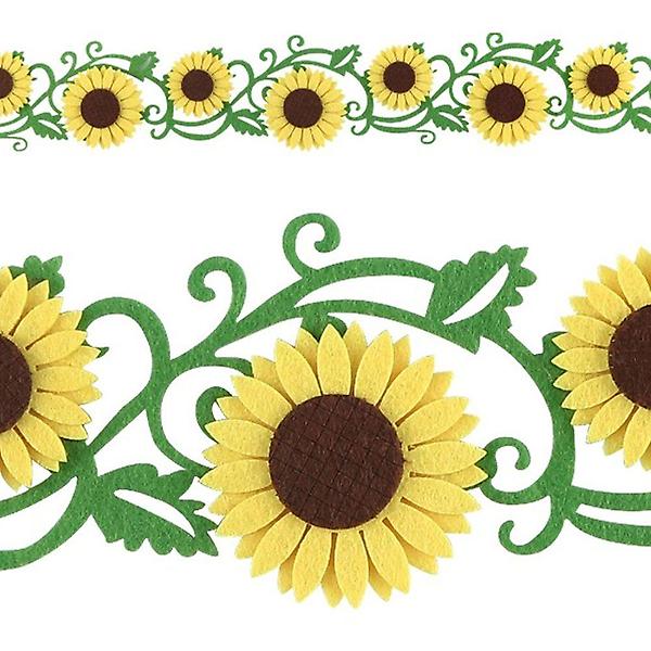 해바라기 울타리 신형 펠트 유치원환경판