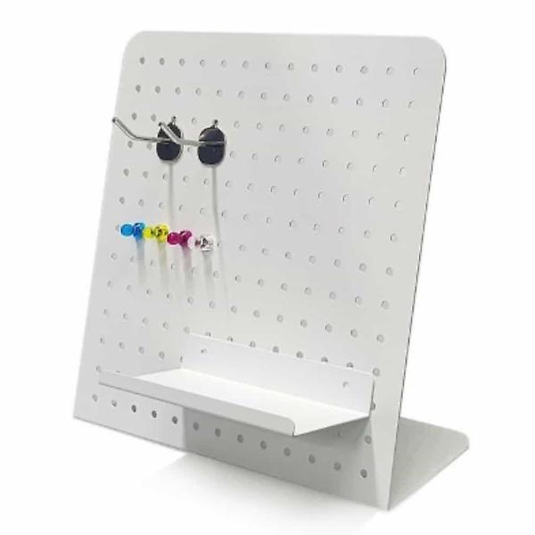  백색 타공판 스탠드 책상선반 타공보드 페그보드