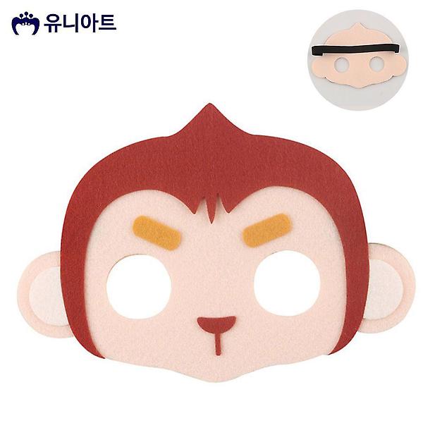  유치원환경판 원숭이 가면 펠트 어린이집환경판