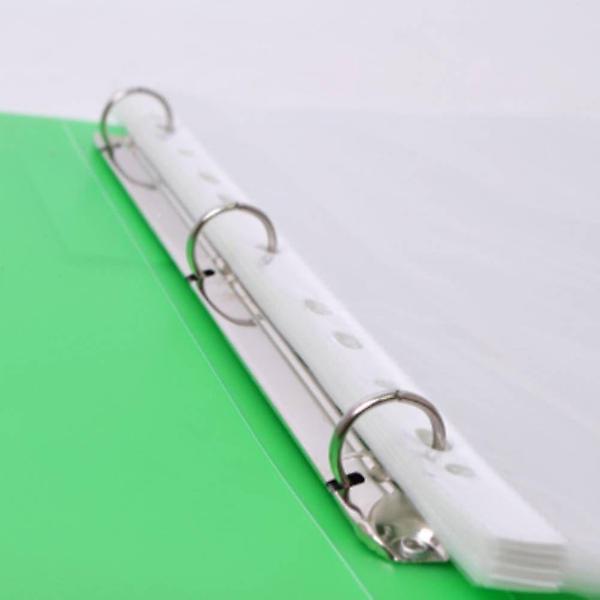  링클리어화일 A4 20매 청색 3공O링 3공링 스프링클리