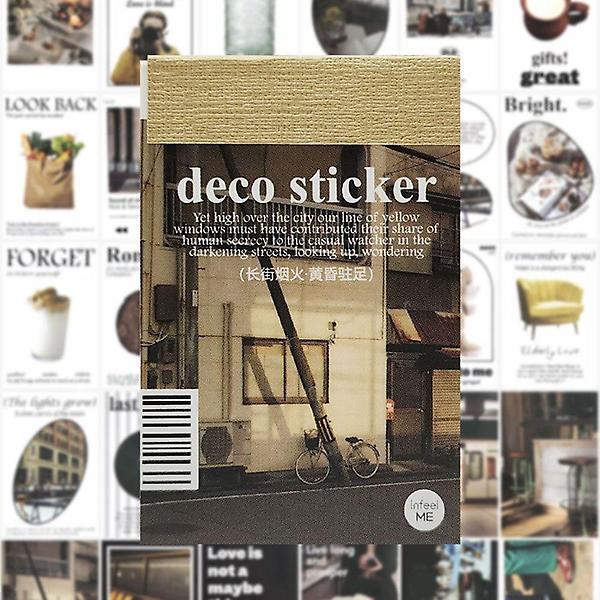  다꾸스티커북 코디 빈티지 감성 소품 라벨 50p 옐로우