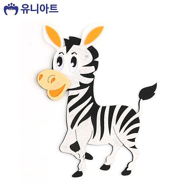  신형 유치원환경판 3000 펠트 얼룩말