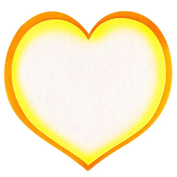  노랑 신형 투톤 펠트 유치원환경판 하트판